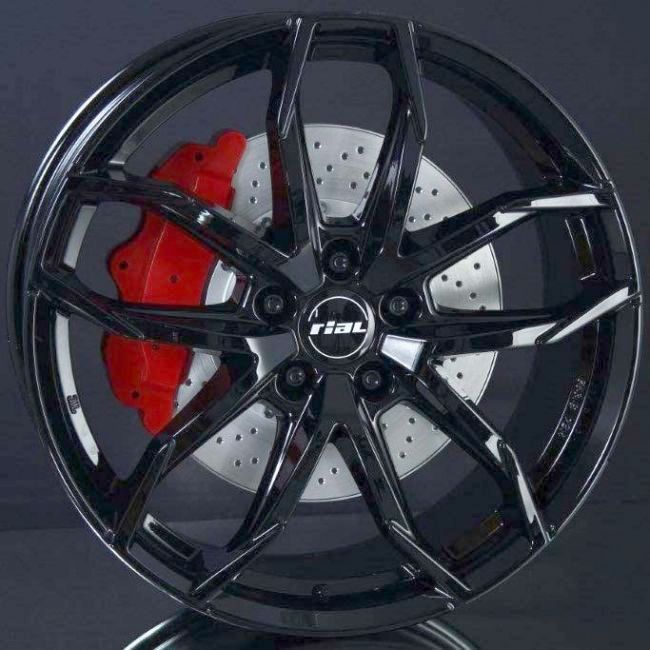 RIAL LUCCA DIAMOND BLACK 6,5X16 i gruppen FLGAR / ALUMINIUMFLGAR hos Svenska Gummihuset AB (A161084H65RILDB634)