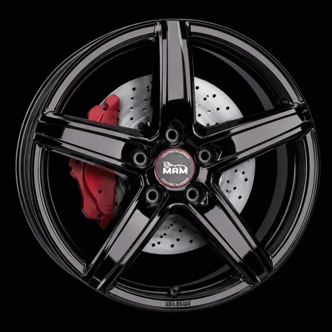 MAM OX-18 BLACK 8,5X19 i gruppen F�LGAR / ALUMINIUMF�LGAR hos Svenska Gummihuset AB (A191145H85MAMOX18B726)