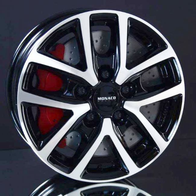GH EDITION CL2T BLACK/POLISHED 6,5X16 i gruppen FLGAR / ALUMINIUMFLGAR hos Svenska Gummihuset AB (A161185H65MONCL2BP711)