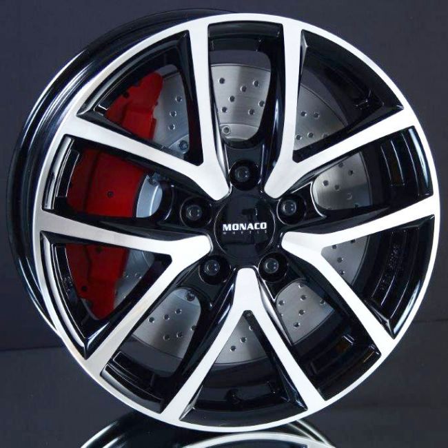 GH EDITION CL2 BLACK/POLISHED 8X20 i gruppen FÄLGAR / ALUMINIUMFÄLGAR hos Svenska Gummihuset AB (A201125M8CL2BP666)