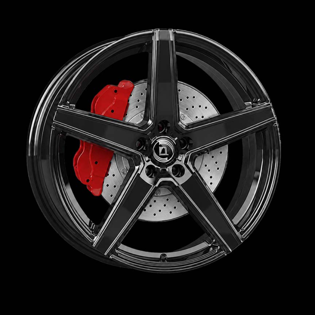 DIEWE WHEELS Dominar Glossy Black 8X20 i gruppen F�LGAR / ALUMINIUMF�LGAR hos Svenska Gummihuset AB (A201085H80DIWHDOMGB634)
