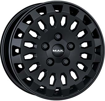 MAK OVERLAND DULL BLACK 7X17 i gruppen FLGAR / ALUMINIUMFLGAR hos Svenska Gummihuset AB (A171185H70MAOVLADB711)