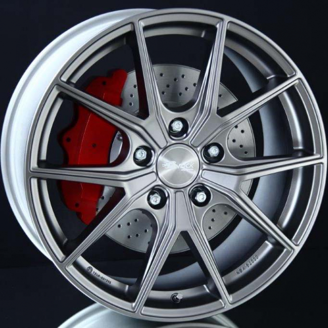 BROCK B40 FERRIC GREY MATT 8X19 i gruppen FLGAR / ALUMINIUMFLGAR hos Svenska Gummihuset AB (A191125H80BRB40FGM667)