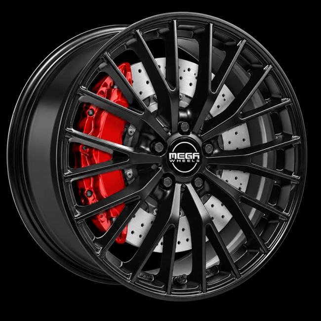 Mega Wheels Castor FF Matt Black 8,5X19 i gruppen FÄLGAR / ALUMINIUMFÄLGAR hos Svenska Gummihuset AB (A191125H85MEWCAMB666)