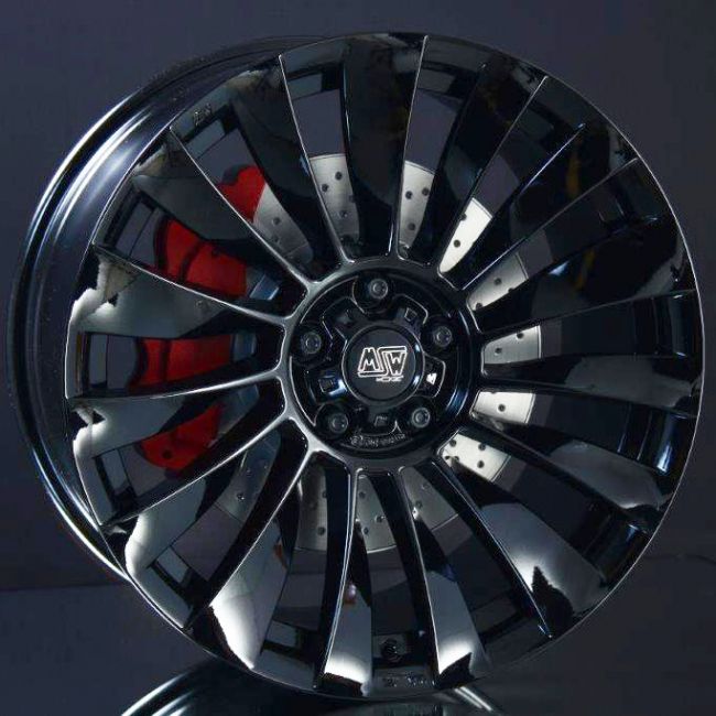 MSW 37T GLOSS BLACK 9,5X20 i gruppen FLGAR / ALUMINIUMFLGAR hos Svenska Gummihuset AB (A201145H95MSW37TGB641)