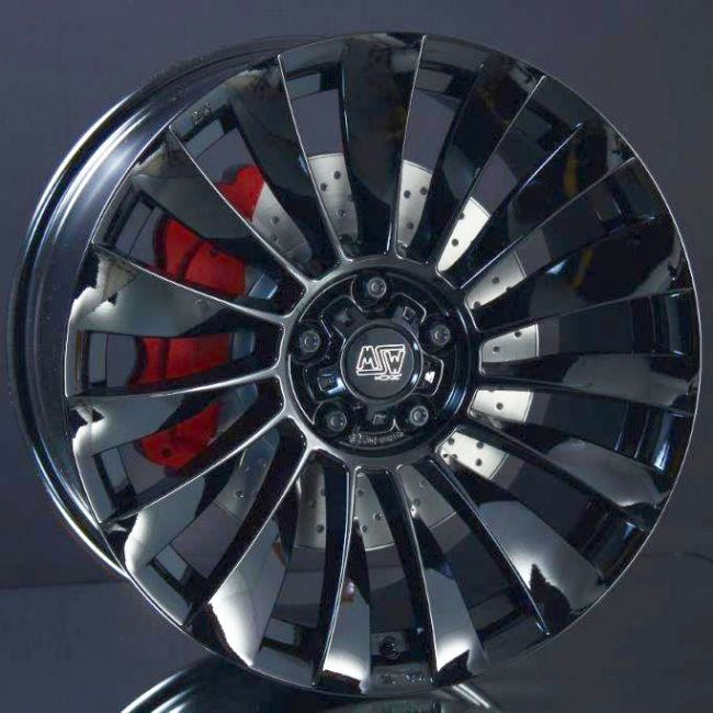 MSW 37T GLOSS BLACK 8,5X19 i gruppen F�LGAR / ALUMINIUMF�LGAR hos Svenska Gummihuset AB (A191145M85MSW37TGB641)