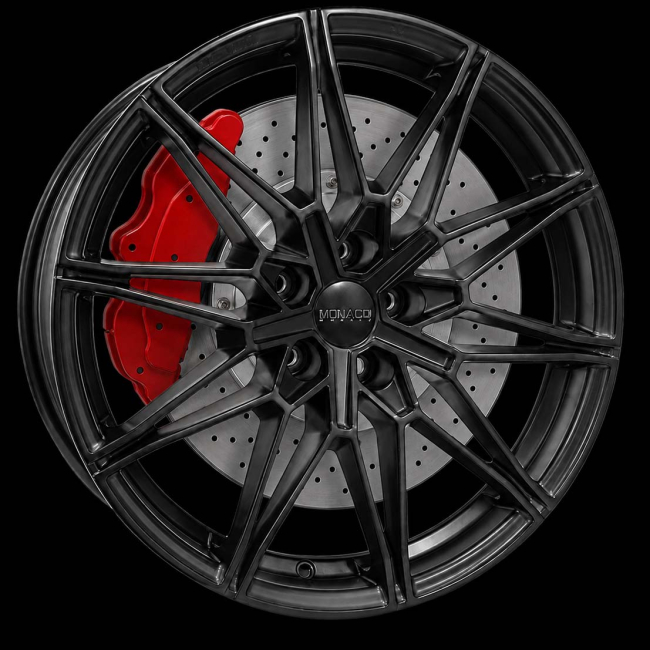Monaco Wheels GP18 Dull Black 8,5X20 i gruppen F�LGAR / ALUMINIUMF�LGAR hos Svenska Gummihuset AB (A201125H85MOWHGP18MB665)