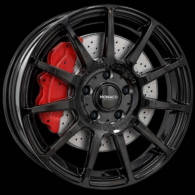 MONACO WHEELS RALLYE GLOSS BLACK 7X17 i gruppen F�LGAR / ALUMINIUMF�LGAR hos Svenska Gummihuset AB (A171005M70MORALLGB571)