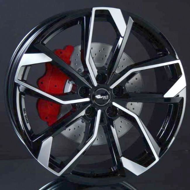 BROCK RC34 BLACK FULL POLISH 8X18 i gruppen FLGAR / ALUMINIUMFLGAR hos Svenska Gummihuset AB (A181125H80RC34BFP666)
