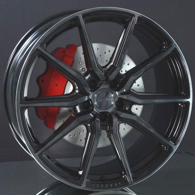 VOSSEN HF3 DOUBLE TINTED GLOSS BLACK 10,5X20 i gruppen FLGAR / ALUMINIUMFLGAR hos Svenska Gummihuset AB (A201125H105VOHF3666)