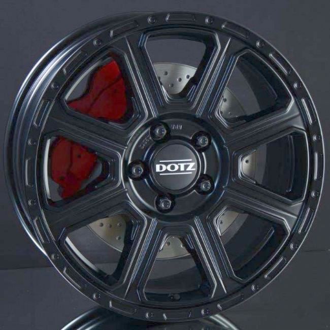 DOTZ KALAHARI BLACK MATT 8X18 i gruppen FLGAR / ALUMINIUMFLGAR hos Svenska Gummihuset AB (A181205H80KALBM651)
