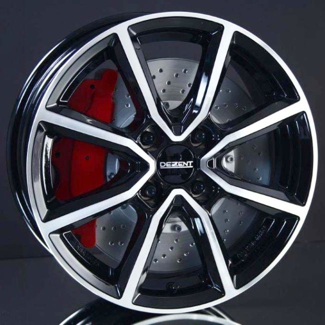 DEZENT TN DARK BLACK/POLISHED 6X16 i gruppen FLGAR / ALUMINIUMFLGAR hos Svenska Gummihuset AB (A16984M60TNDA581)