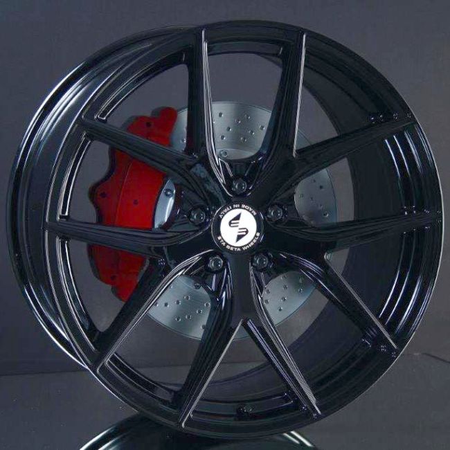 ETA BETA GRI-N GLOSS BLACK 8X19 i gruppen FLGAR / ALUMINIUMFLGAR hos Svenska Gummihuset AB (A191305M80ETABGRIGB666)
