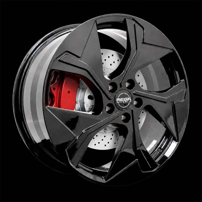 MEGA WHEELS Triton Black 8,5X20 i gruppen F�LGAR / ALUMINIUMF�LGAR hos Svenska Gummihuset AB (A201145H85MEWHTRB671)