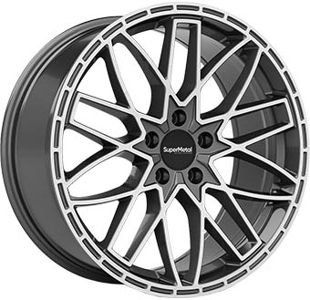 SUPERMETAL VANE GLOSS GRAY POLISHED 8X20 i gruppen FLGAR / ALUMINIUMFLGAR hos Svenska Gummihuset AB (A201205H80SUPMVAGGP651)