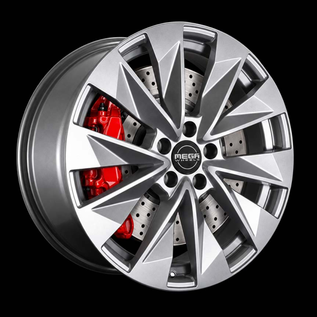 Mega Wheels Zenith Dark silver 8,5X19 i gruppen FÄLGAR / ALUMINIUMFÄLGAR hos Svenska Gummihuset AB (A191125H85MEWHZEDS571)