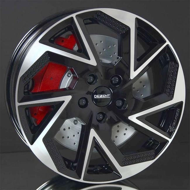 Dezent AP Black/polished 6,5X16 i gruppen F�LGAR / ALUMINIUMF�LGAR hos Svenska Gummihuset AB (A161004H65DEZAPBP541)