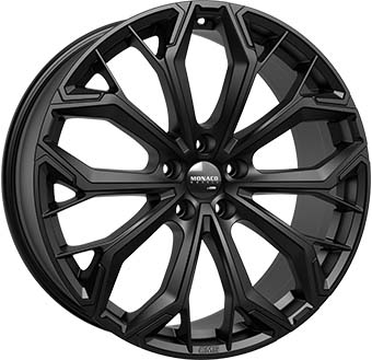MONACO WHEELS GPC17 DULL BLACK 8X19 i gruppen FLGAR / ALUMINIUMFLGAR hos Svenska Gummihuset AB (A191125H80GPC17DB664)