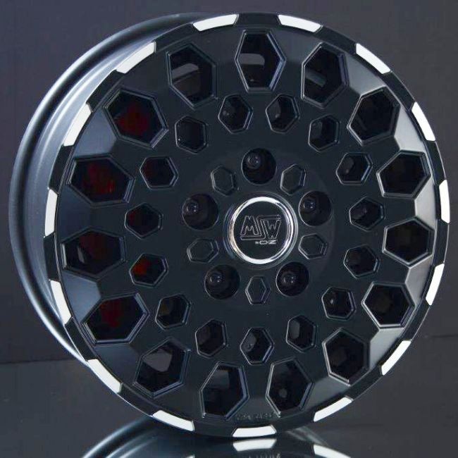 MSW 99 MATT BLACK POLISH LIP 6,5X16 i gruppen FLGAR / ALUMINIUMFLGAR hos Svenska Gummihuset AB (A161185H65MSW99BPL711)