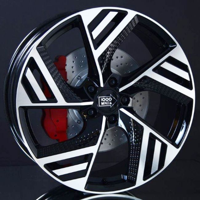 MILLE MIGLIA MME-5 BLACK/POLISHED 8X20 i gruppen F�LGAR / ALUMINIUMF�LGAR hos Svenska Gummihuset AB (A201145H80MM5BP671)