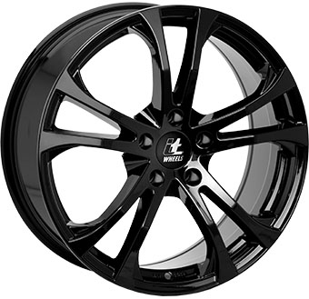 IT WHEELS MICHELLE GLOSS BLACK 7,5X17 i gruppen FLGAR / ALUMINIUMFLGAR hos Svenska Gummihuset AB (A171145M75ITMICHGB741)