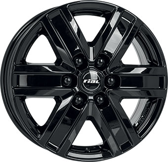 RIAL TRANSPORTER 6 GLOSS BLACK 7X17 i gruppen FLGAR / ALUMINIUMFLGAR hos Svenska Gummihuset AB (A171146L70RITRA6GB661)