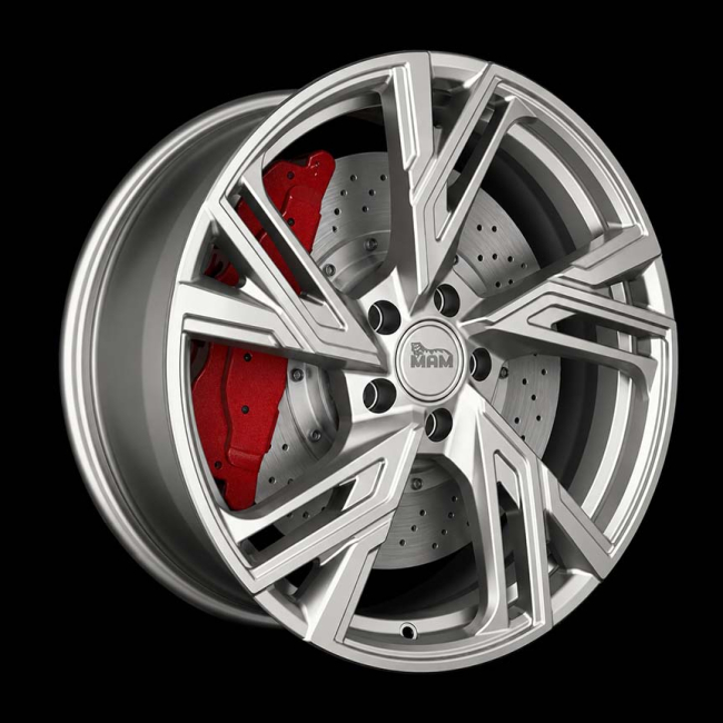 MAM RS5 SILVER 8,5X19 i gruppen F�LGAR / ALUMINIUMF�LGAR hos Svenska Gummihuset AB (A191125M85MAMRS5SI726)