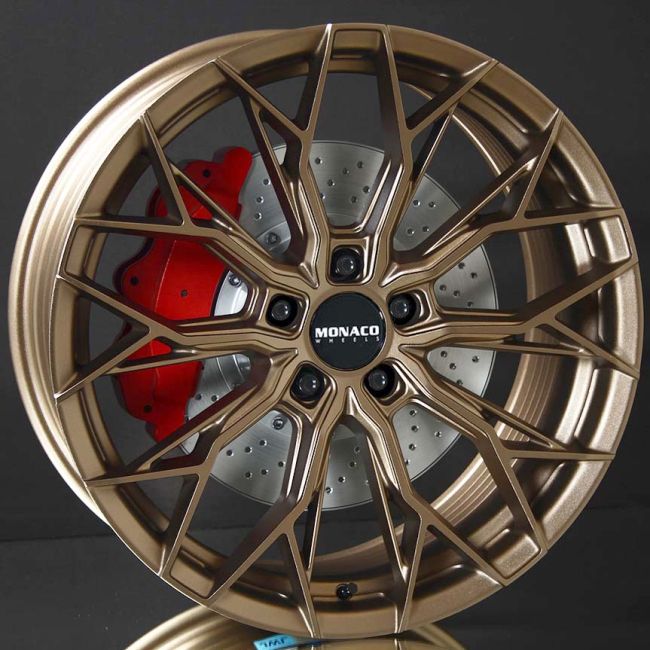MONACO WHEELS FF3 DULL BRONZE 8,5X19 i gruppen F�LGAR / ALUMINIUMF�LGAR hos Svenska Gummihuset AB (A191125H85FF3DB665)