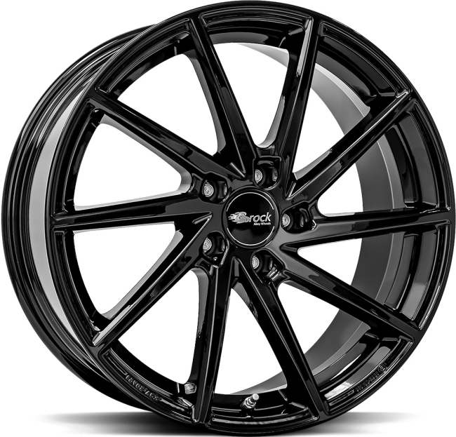 BROCK B37 SHINY BLACK 8X18 i gruppen FLGAR / ALUMINIUMFLGAR hos Svenska Gummihuset AB (A181125H80BRB37SB571)