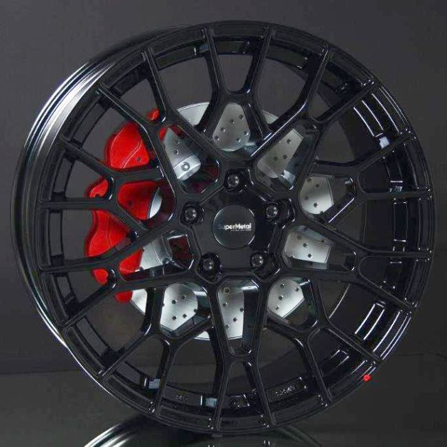 SUPERMETAL CELL GLOSS BLACK 9X20 i gruppen FLGAR / ALUMINIUMFLGAR hos Svenska Gummihuset AB (A201205H90SUCEGB651)