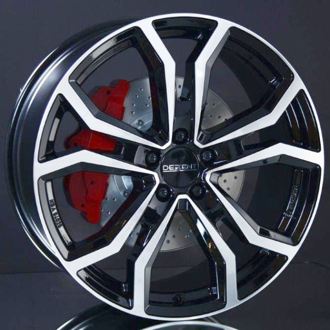 DEZENT TV BLACK/POLISHED DEMO 6,5X17 i gruppen F�LGAR / ALUMINIUMF�LGAR hos Svenska Gummihuset AB (A171205H65DEZTVBP651DE)