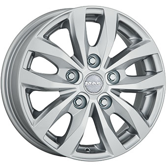 MAK LOAD5 SILVER 6,5X15 i gruppen FLGAR / ALUMINIUMFLGAR hos Svenska Gummihuset AB (A151185H65MAKLOASIL711)