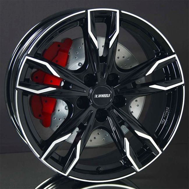 IT Wheels Gina Black / Polished 8X18 i gruppen F�LGAR / ALUMINIUMF�LGAR hos Svenska Gummihuset AB (A181125H8ITWGIBP571)