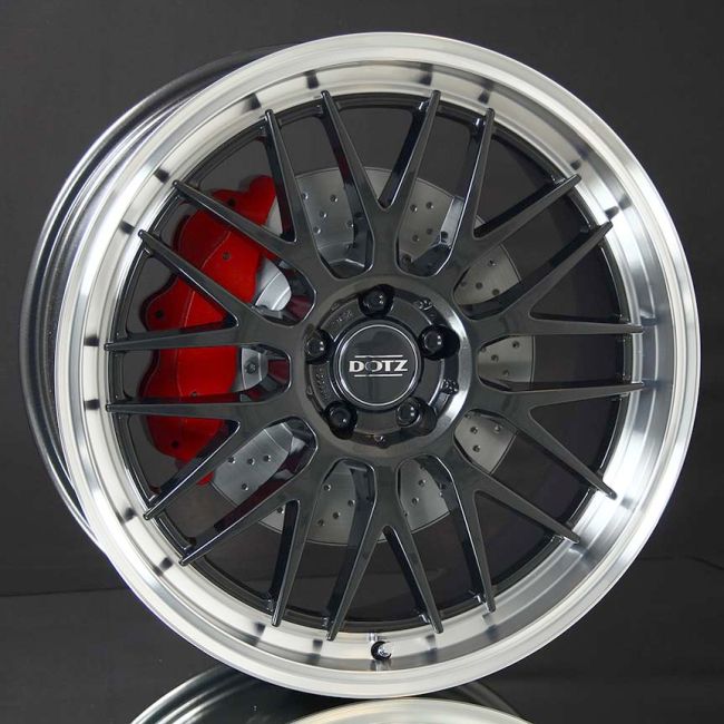 DOTZ Bilbao Dark Gunmetal/Polished Lip 7X17 i gruppen F�LGAR / ALUMINIUMF�LGAR hos Svenska Gummihuset AB (A171004MH70DOBILGP601)