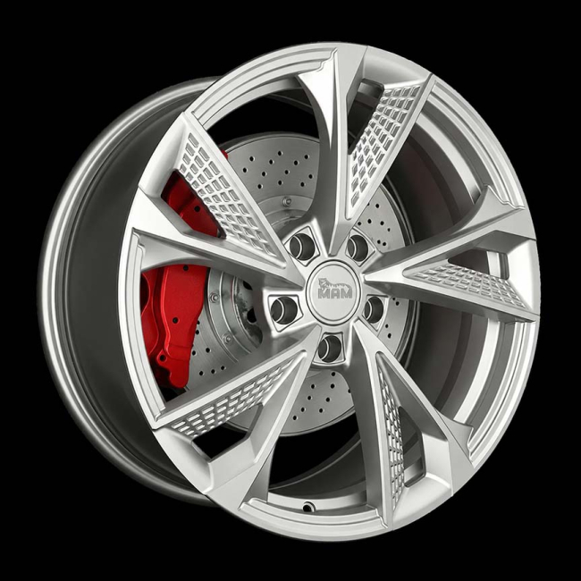 MAM RS6 SILVER 7,5X17 i gruppen F�LGAR / ALUMINIUMF�LGAR hos Svenska Gummihuset AB (A171125M75MAMRS6SI666)