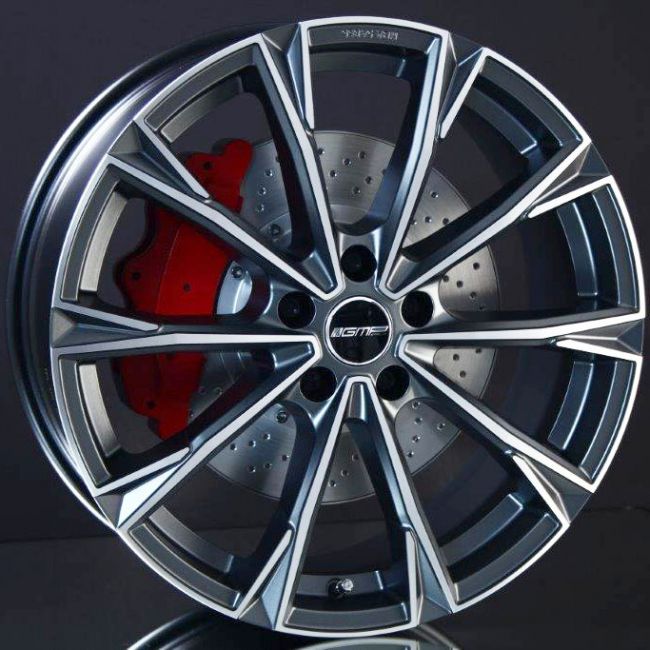 GMP TOTALE MATT ANTHRACITE DIAMOND 8X19 i gruppen FLGAR / ALUMINIUMFLGAR hos Svenska Gummihuset AB (A191125M8GMPTOMAD666)