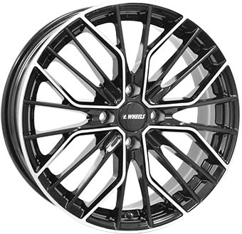 IT WHEELS TIARA 4 BLACK POLISHED 6,5X16 i gruppen FLGAR / ALUMINIUMFLGAR hos Svenska Gummihuset AB (A161004M65ITWHTIABP731)