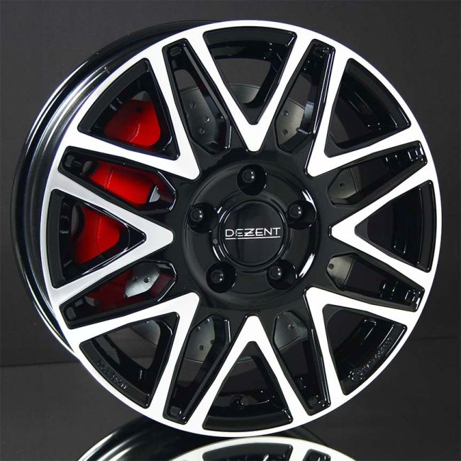 DEZENT KH DARK BLACK/POLISHED 7X17 i gruppen FLGAR / ALUMINIUMFLGAR hos Svenska Gummihuset AB (A171305H70DEZKHBP781)