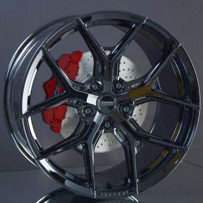 VOSSEN HF-5 GLOSS BLACK 9X22 i gruppen FLGAR / ALUMINIUMFLGAR hos Svenska Gummihuset AB (A221205M90726VOHF5)