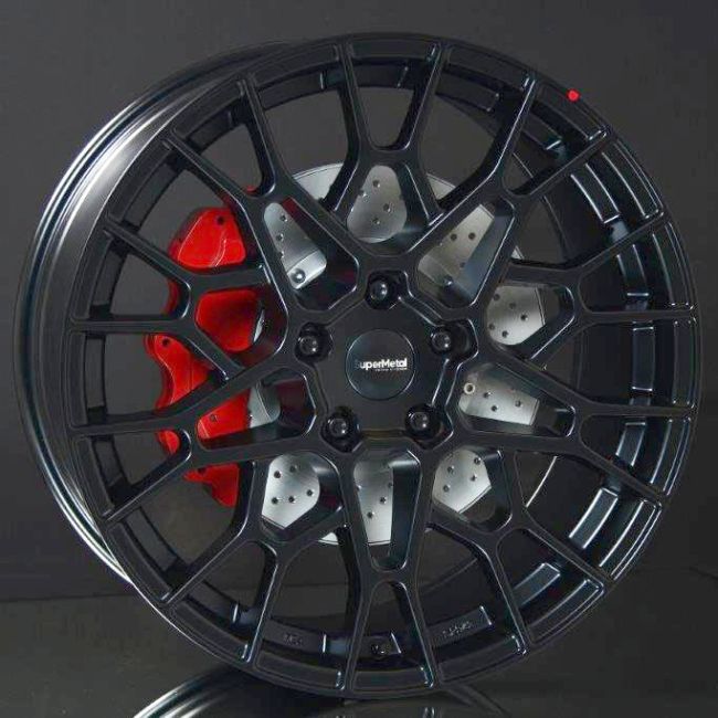 SUPERMETAL CELL DULL BLACK 8,5X18 i gruppen FLGAR / ALUMINIUMFLGAR hos Svenska Gummihuset AB (A181205H85SUCEDB651)