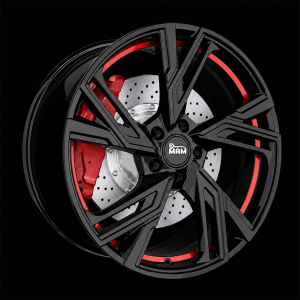 MAM RS5 Black Painted Red Inside