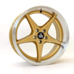 GH EDITION JB 18 GOLD 8,5X18 5/108 ET6 65,1 OUTLET i gruppen OUTLET hos Svenska Gummihuset AB (OA181085L85GHJB18GO651)