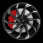BROCK RC36 BLACK FULL POLISH 6,5X18 i gruppen F�LGAR / ALUMINIUMF�LGAR hos Svenska Gummihuset AB (A181145H65BRRC36BFP661)
