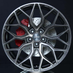 VOSSEN HF2 TINTED MATTE GUNMETAL 9X20 i gruppen F�LGAR / ALUMINIUMF�LGAR hos Svenska Gummihuset AB (A201125M90HF2TMG666)