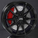 INTER ACTION ZODIAC GLOSS BLACK 6,5X16 i gruppen F�LGAR / ALUMINIUMF�LGAR hos Svenska Gummihuset AB (A161084L65IAZODGB651)