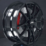 INTER ACTION ZODIAC GLOSS BLACK 6,5X16 i gruppen F�LGAR / ALUMINIUMF�LGAR hos Svenska Gummihuset AB (A161084L65IAZODGB651)