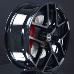 BORBET Y BLACK GLOSSY 9,5X19 i gruppen FLGAR / ALUMINIUMFLGAR hos Svenska Gummihuset AB (A191145H95BORBYBG643)
