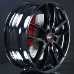 RONAL R46 GLOSS BLACK 7,5X18 i gruppen FLGAR / ALUMINIUMFLGAR hos Svenska Gummihuset AB (A181205H75RONR4726)