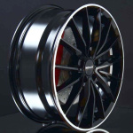 GH EDITION GP14 BLACK/POLISH LIP 9X21 i gruppen FLGAR / ALUMINIUMFLGAR hos Svenska Gummihuset AB (A211125M90MOGP14BPL666)