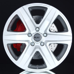 MAK STONE6 SILVER 8,5X20 i gruppen FLGAR / ALUMINIUMFLGAR hos Svenska Gummihuset AB (A201396H85MAKSTOSIL931)